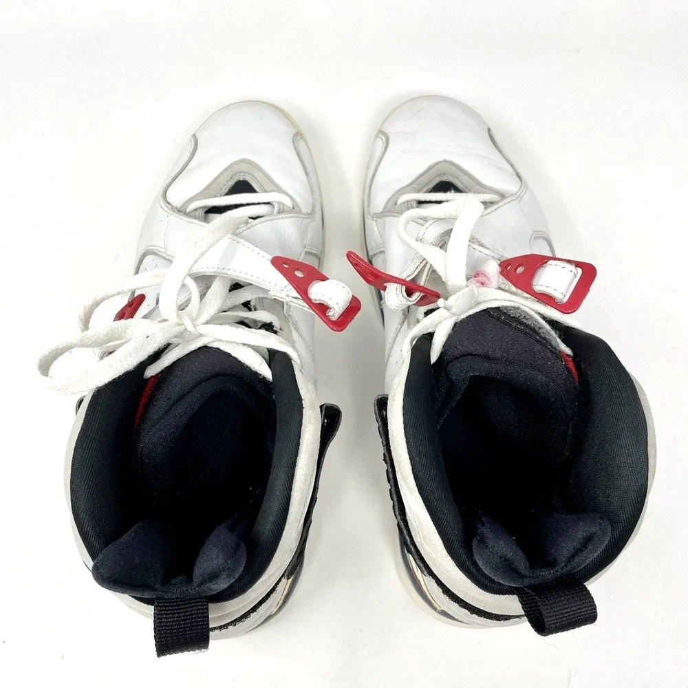Nike Air Jordan 8 Retro Bugs‎ Bunny Men 11 White Vintage Shoes 2002 305381 101